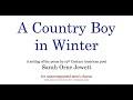 A Country Boy in Winter • TTBB Score Video