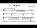 David Rain: "Rex Pacificus" (sung by Matthew Curtis)